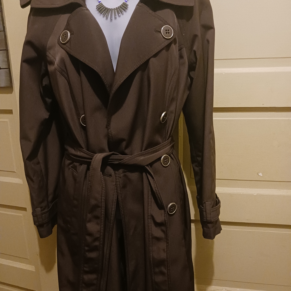 Elegant Brown Trench Coat